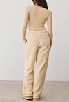 long sleeve square neck top